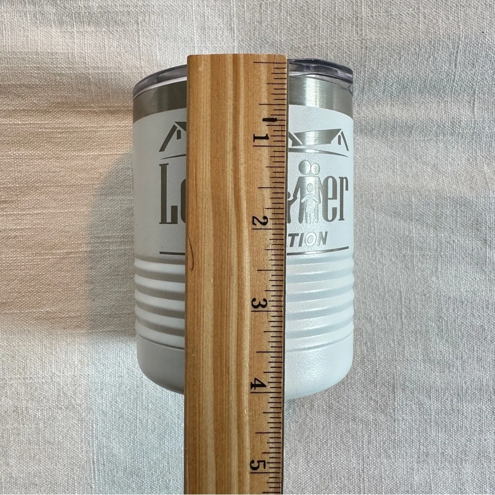 White 10oz. Polar Camel Tumbler with Clear Lid